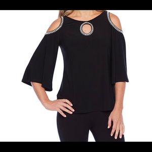 MSK Cold Shoulder Top